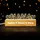 Personalized Flower Acrylic Name Night Light Mother's Day Gift - 3