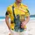 America 250th Liberty Bridge Jets US Patriotic Hawaiian Sky Design Short-sleeve Hawaiian Shirt - 4
