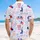 Patriotic America 250th Hawaiian Flag Statue Liberty Fireworks Balloons Star Dot Short-sleeve Hawaiian Shirt - 5