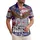 USA 250th Anniversary: Tropical Americana Lady Liberty & Eagle Flag Art Short-sleeve Hawaiian Shirt - 1