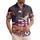 America 250th Anniversary Eagle Flag RWB Hibiscus Freedom Banner Est 1776 Short-sleeve Hawaiian Shirt - 1