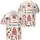 America 250th Birthday Flag Heart Cake Tropical Icons July 1776 Commemorative Short-sleeve Hawaiian Shirt - 3