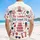America 250th Birthday Flag Heart Cake Tropical Icons July 1776 Commemorative Short-sleeve Hawaiian Shirt - 5