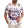 America 250th Patriotic Ducks: Nine Hawaiian July 4th Stars Stripes Motif Short-sleeve Hawaiian Shirt - 1