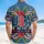 USA 250th Anniversary 1776 Freedom Tropical Americana Star Spangled Scrollwork Short-sleeve Hawaiian Shirt - 5