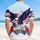America 250th Birthday Eagle Flag 1776-2026 Tropical Hibiscus Gold Silver Short-sleeve Hawaiian Shirt - 5