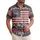 Patriotic Americana 250th Anniversary Distressed Flag 1776 We The People Design Short-sleeve Hawaiian Shirt - 1