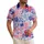 America 250th Birthday Celebration Flag Hibiscus Fireworks Star Medley 1776-2026 Short-sleeve Hawaiian Shirt - 1