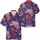 USA 250th Birthday: Waving Flags, Hibiscus, Fireworks, 1776-2026 Patriotic Pattern Short-sleeve Hawaiian Shirt - 3
