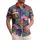 USA 250th Birthday Patriotic Hawaiian Flag Eagle Liberty Bell Tropical 1776 Scroll Short-sleeve Hawaiian Shirt - 1