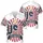 USA 250th Anniversary Patriotic Tropical Stars Stripes Golden Star Sunburst Short-sleeve Hawaiian Shirt - 3