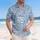 USA 250th Birthday Patriotic Hawaiian Liberty Bell Eagle Independence Hall Short-sleeve Hawaiian Shirt - 4