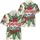 America 250th Heritage Patriotic Hawaiian Ribbon Hibiscus Palm Stars Cream Short-sleeve Hawaiian Shirt - 3