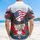 America 250th Eagle Flag 1776-2026 Hawaiian Tropical Hibiscus Gold Scrollwork Short-sleeve Hawaiian Shirt - 5