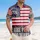 Patriotic America 250th Distressed Flag 1776 We The People Tropical Charcoal Short-sleeve Hawaiian Shirt - 4
