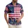 America 250th Anniversary Patriotic Flag We The People 1776 Distressed Tropical Navy Gold Short-sleeve Hawaiian Shirt - 1