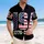 America's 250th Anniversary USA Distressed Flag 1776-2026 Grunge Americana Design Short-sleeve Hawaiian Shirt - 4