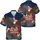 USA 250th Anniversary Eagle Flag Hibiscus Palm Star Scroll Patriotic Graphic Short-sleeve Hawaiian Shirt - 3