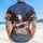 America 250th Anniversary Eagle: Patriotic Flag Hibiscus Scrollwork 1776-2026 Short-sleeve Hawaiian Shirt - 5