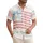 America 250th Anniversary Hawaiian Flag Bows 1776-2026 Gingham Cream Watercolor Short-sleeve Hawaiian Shirt - 1