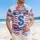 America 250th Anniversary Freedom 1776-2026 USA Flag Stars Stripes Tropical Ribbon Short-sleeve Hawaiian Shirt - 4