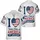 America 250th Anniversary 'I Heart America' Flag Distressed Navy Red White Celebration Short-sleeve Hawaiian Shirt - 3
