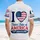 America 250th Anniversary 'I Heart America' Flag Distressed Navy Red White Celebration Short-sleeve Hawaiian Shirt - 5