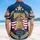 America 250th Anniversary Liberty Bell American Flag Laurel Wreath Tropical Americana Short-sleeve Hawaiian Shirt - 5