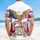 America 250th Anniversary Bald Eagle Flag 1776-2026 Stars Stripes Crimson Rose Wreath Short-sleeve Hawaiian Shirt - 5