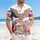 America 250th Anniversary Bald Eagle Flag 1776-2026 Stars Stripes Crimson Rose Wreath Short-sleeve Hawaiian Shirt - 4