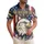 Patriotic USA 250th Anniversary Bald Eagle Wreath Rustic Cross Distressed Flag Short-sleeve Hawaiian Shirt - 1