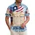 America's 250th Anniversary We the People Flag Scroll 1776-2026 Patriotic Tropical Short-sleeve Hawaiian Shirt - 1