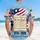America's 250th Anniversary We the People Flag Scroll 1776-2026 Patriotic Tropical Short-sleeve Hawaiian Shirt - 5