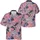 America 250th: Waving Flags, Heraldic Eagles, FREEDOM Text, Edge-to-Edge Starbursts Short-sleeve Hawaiian Shirt - 3