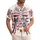 America 250th Anniversary Patriotic Hawaiian AMERICA 250 Text Stars Stripes Ribbon Short-sleeve Hawaiian Shirt - 1