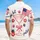 America 250th: 'Tini Bit Patriotic' Martini Flag Crimson Red Hawaiian Celebration Short-sleeve Hawaiian Shirt - 5