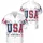 America 250th Birthday USA EST 1776 Patriotic Distressed Collegiate Tropical Celebration Print Short-sleeve Hawaiian Shirt - 3