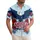 America 250th Anniversary Eagle: Patriotic Hawaiian Hibiscus Palm Fronds 1776-2026 Short-sleeve Hawaiian Shirt - 1