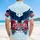 America 250th Anniversary Eagle: Patriotic Hawaiian Hibiscus Palm Fronds 1776-2026 Short-sleeve Hawaiian Shirt - 5