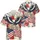 America 250th Birthday Eagle Flag 1776-2026 Hibiscus Plumeria Stars Design Short-sleeve Hawaiian Shirt - 3