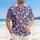 America 250th Birthday: Patriotic Hawaiian Eagle Flag Rococo Gold Scroll Design Short-sleeve Hawaiian Shirt - 4