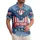 USA 250th Anniversary Bald Eagle Emblem: We The People, 1776-2026, Distressed Stripes Wreaths Short-sleeve Hawaiian Shirt - 1