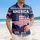 America 250th Anniversary US Flag Map 1776-2026 Commemorative Star Border Tropical Short-sleeve Hawaiian Shirt - 4