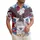 America 250th Anniversary: Bald Eagle, SIC SEMPER TYRANNIS, Tropical Floral 1776-2026 Short-sleeve Hawaiian Shirt - 1