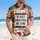 America 250th Anniversary: Constitution Scroll, Patriotic Tropical Palms & Hibiscus, 1776-2026 Short-sleeve Hawaiian Shirt - 4