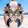 250th Anniversary Bald Eagle: USA 250 Hawaiian Hibiscus 1776 Americana Design Short-sleeve Hawaiian Shirt - 5