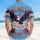 America 250th Eagle Flag 1776-2026 Patriotic Scrollwork Tropical Ribbons Short-sleeve Hawaiian Shirt - 5