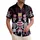 America 250th Anniversary Patriotic Skeletons Uncle Sam Flags Cake Fireworks Bunting Short-sleeve Hawaiian Shirt - 1