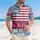 America 250th Flag: 'We The People' 1776, 13 Stars Distressed Tropical Americana 2026 Short-sleeve Hawaiian Shirt - 4