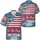 America 250th Flag: 'We The People' 1776, 13 Stars Distressed Tropical Americana 2026 Short-sleeve Hawaiian Shirt - 3